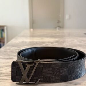 Louis Vuitton Black Checkered Men's Bag